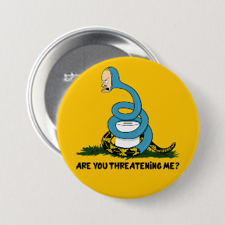 Cornholio Are You Threatening Me Beavis & Butthead 7.5 Cm Round Badge