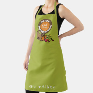 Cornicopia Thanksgiving   Personalised Holiday Apron