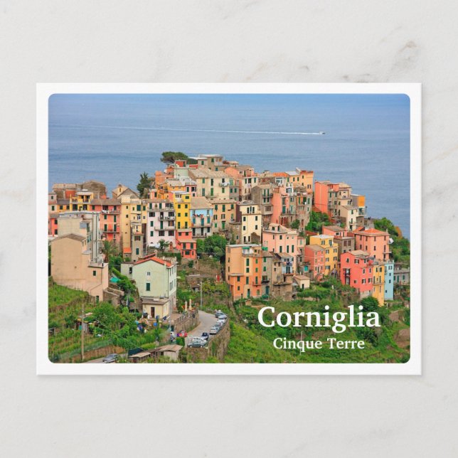 CORNIGLIA - Cinque Terre  - Liguria - Italy Postcard (Front)