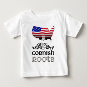 Cornish American Flag Baby T-Shirt