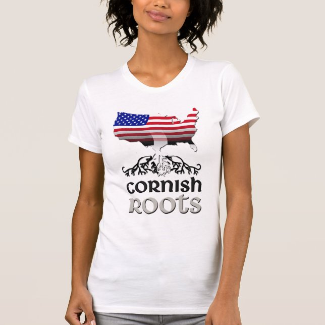 Cornish American Flag T-Shirt (Front)