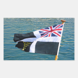 Cornish Ensign Rectangular Sticker