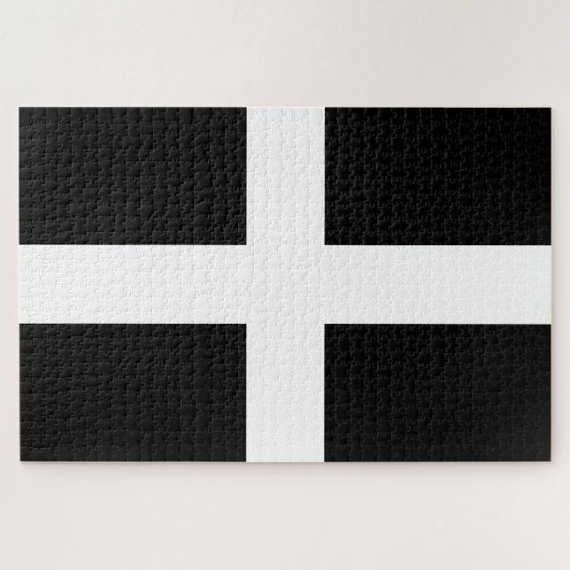Cornish Flag (Cornwall) (County of England, UK) Jigsaw Puzzle (Horizontal)