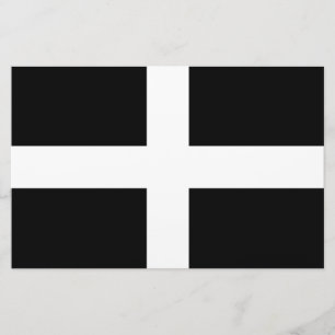 Cornish Flag (Cornwall) (County of England, UK) Stationery