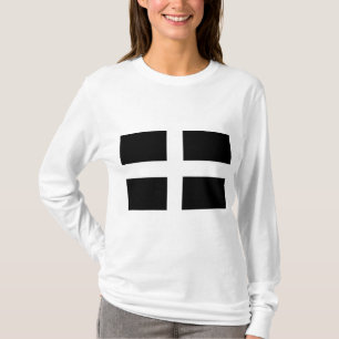 Cornish Flag (Cornwall) (County of England, UK) T-Shirt