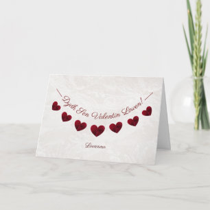 Cornish language Valentine's Day card
