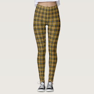 Cornish National tartan plaid Leggings