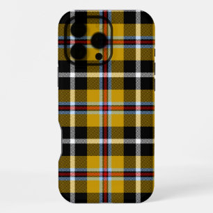 Cornish National Tartan Yellow and Black Plaid iPhone 16 Pro Max Case
