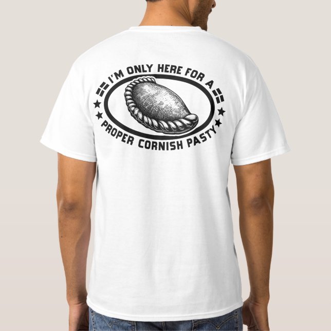 Cornish Pasty T-Shirt (Back)