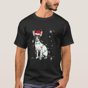 Cornish Rex Cat Christmas Lights Christmas Cat San T-Shirt