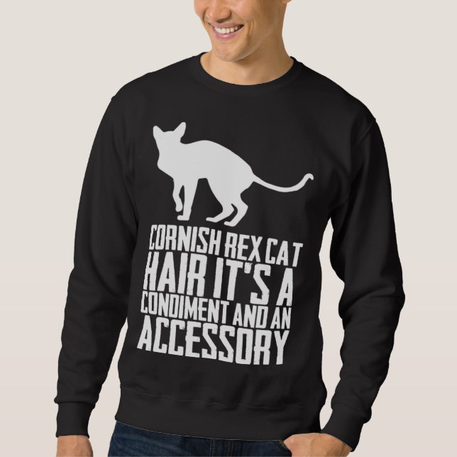 Cornish Rex cats  Cornish Rex  Cornish Rex kitten Sweatshirt (Front)