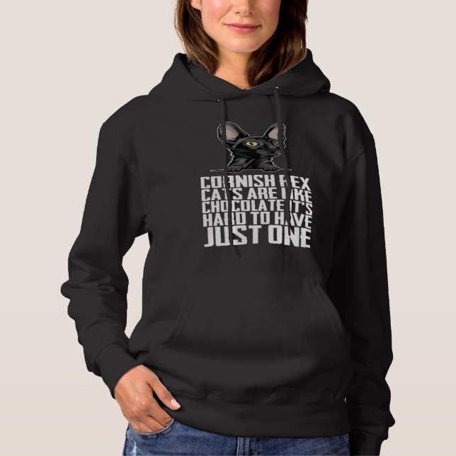 Cornish Rex  Cornish Rex cats  Cornish Rex kitten Hoodie (Front)