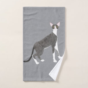 Cornish Rex Hand Towel