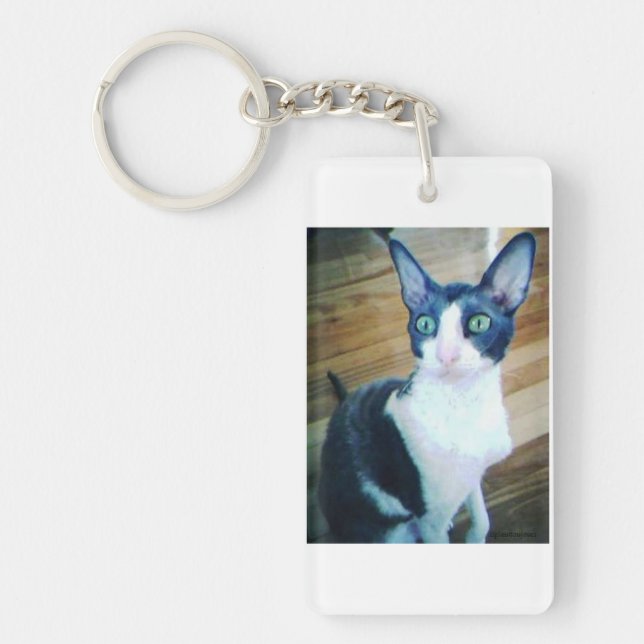 cornish rex.png key ring (Front)