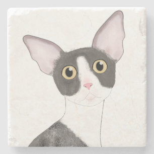 Cornish Rex Stone Coaster