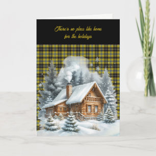 Cornish Scottish Clan Tartan Christmas Holiday Card