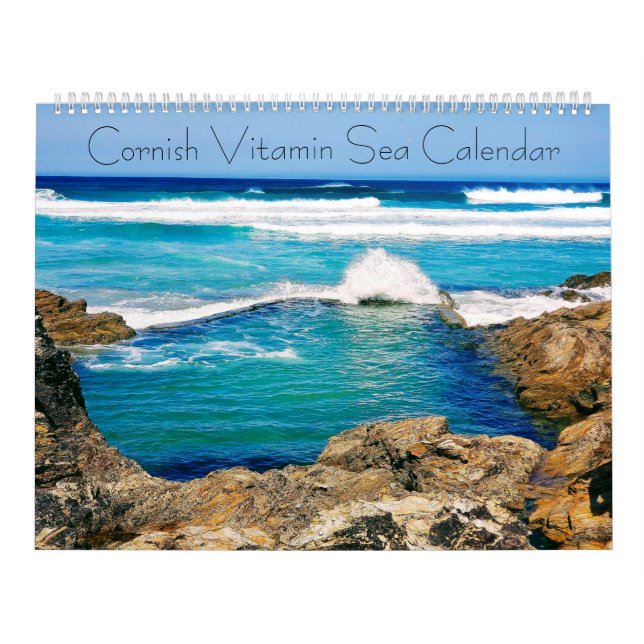Cornish Vitamin Sea, A collection of Cornish Waves Calendar (Cover)