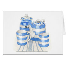 Cornishware Folded Card