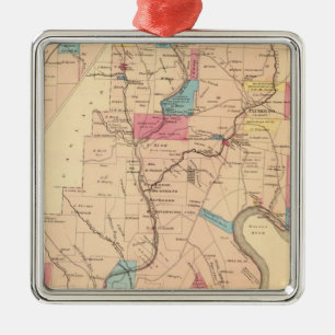 Cornplanter Township Metal Tree Decoration