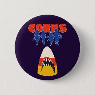 CORNS 6 CM ROUND BADGE
