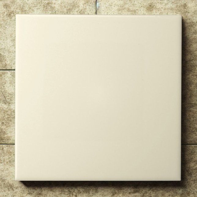 Cornsilk #fff8dc Soft Warm Neutral Interior Ceramic Tile (Creator Uploaded)