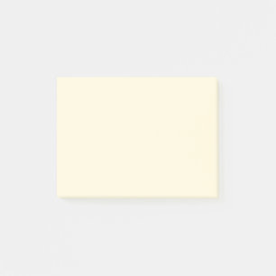 Cornsilk Solid Colour Post-it Notes