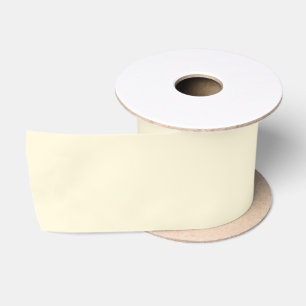 Cornsilk Solid Colour Satin Ribbon