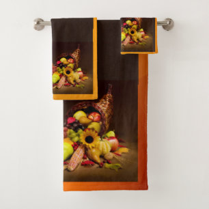 Cornucopia Bathroom Towel Set