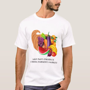 Cornucopia Farm-Fresh Fruits and Vegetables Logo T-Shirt