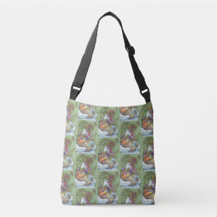 CORNUCOPIA HEN THANKSGIVING CHICKEN CROSS BODY BAG