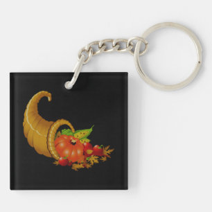 Cornucopia / Horn of Plenty Key Ring