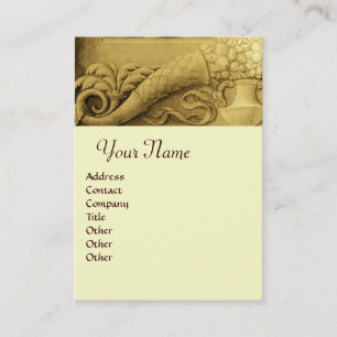CORNUCOPIA  MONOGRAM BUSINESS CARD