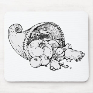 cornucopia mouse pad