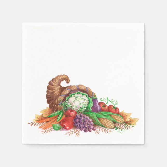 Cornucopia Napkin (Front)