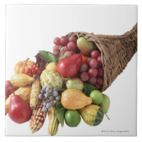 Cornucopia of fruit and vegetables