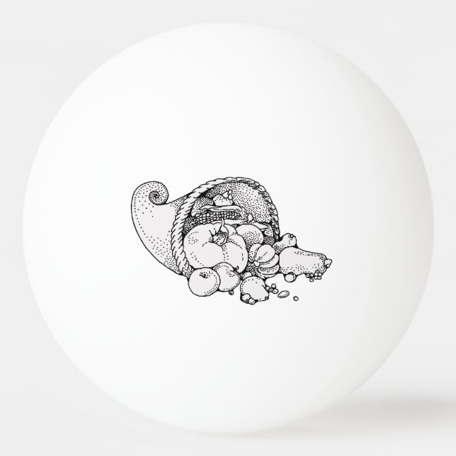 cornucopia ping pong ball (Front)