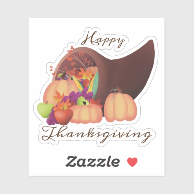 Cornucopia  sticker (Sheet)