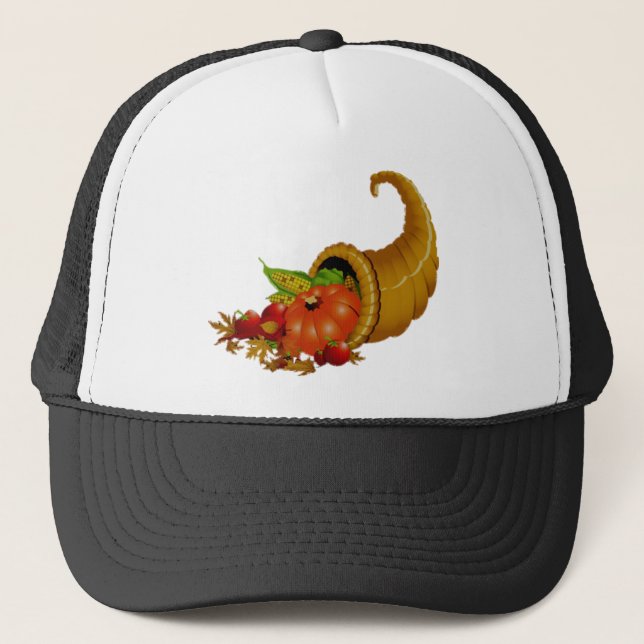 Cornucopia Thanksgiving Cap (Front)