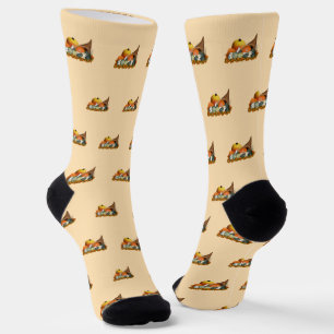 Cornucopia Thanksgiving Socks