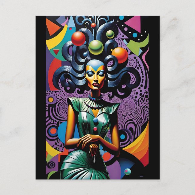 Cornutopia - Ken Gauge Surreal Art Postcard (Front)