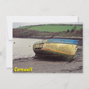 Cornwall boat wreck Card