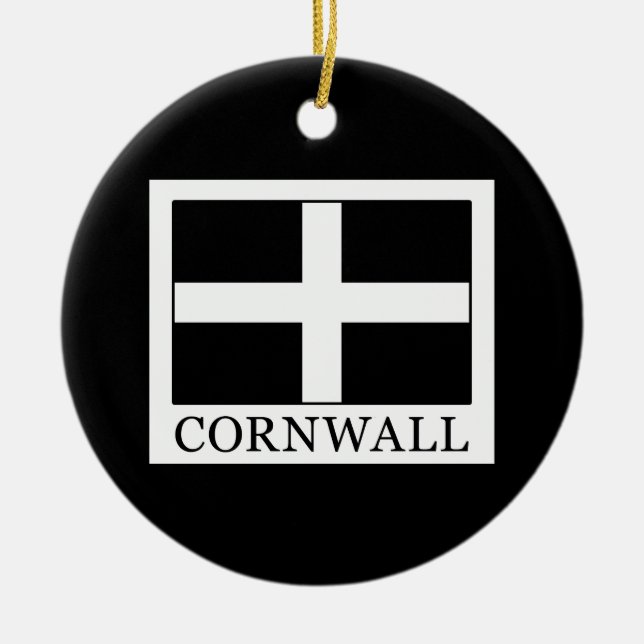 Cornwall Ceramic Ornament (Front)