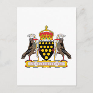 Cornwall Coat of Arms Postcard