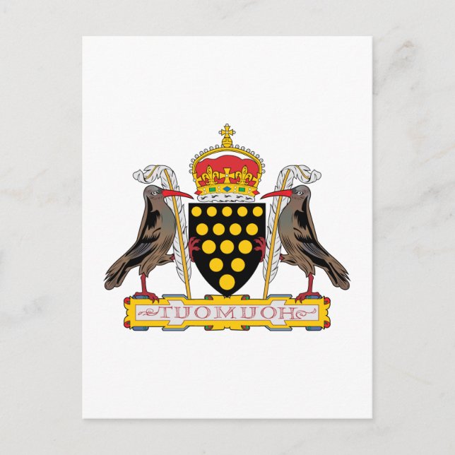 Cornwall Coat of Arms Postcard (Front)
