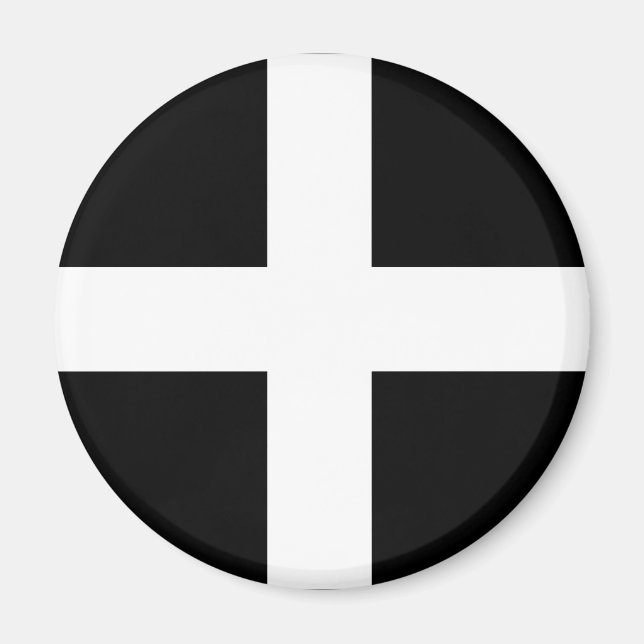 Cornwall - Cornish Flag / St. Piran's Magnet (Front)
