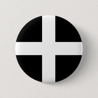 Cornwall Flag 6 Cm Round Badge