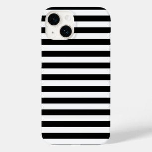 Cornwall flag stripes black white line pattern sym Case-Mate iPhone 14 case