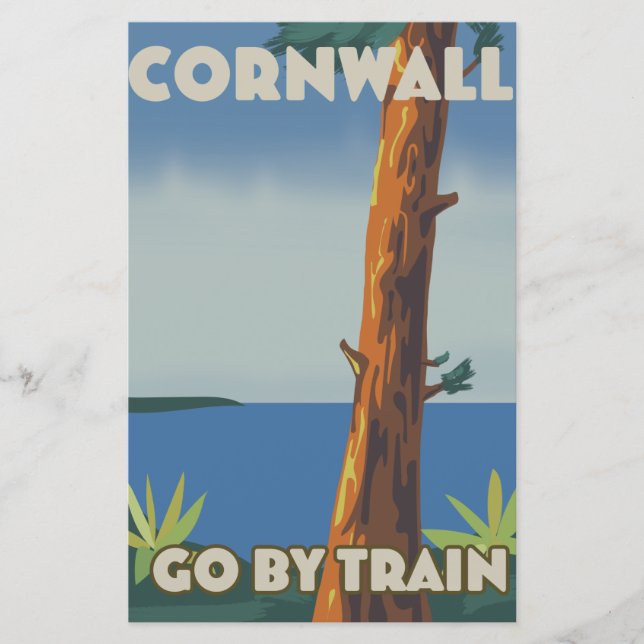 Cornwall go by train (Front)