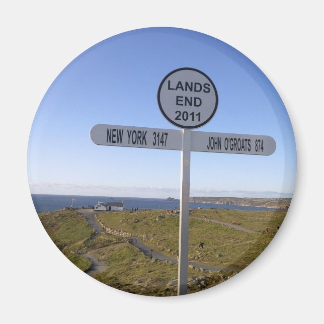 Cornwall Lands End Magnet (Front)