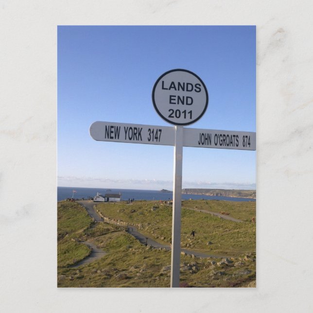 Cornwall Lands End Postcard (Front)